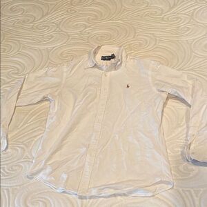 Polo by Ralph Lauren White Casual Button Down Shirt
